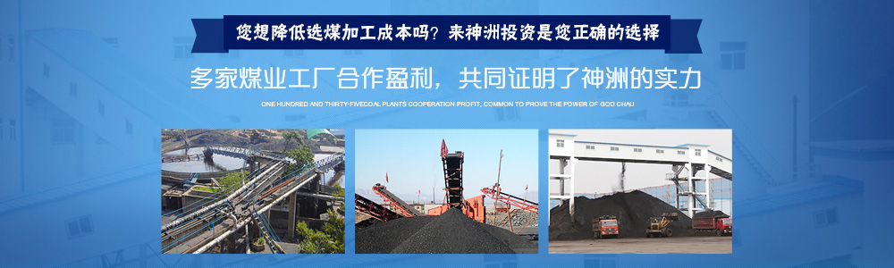您想降低選煤加工成本嗎？來神州投資是您正確的選擇